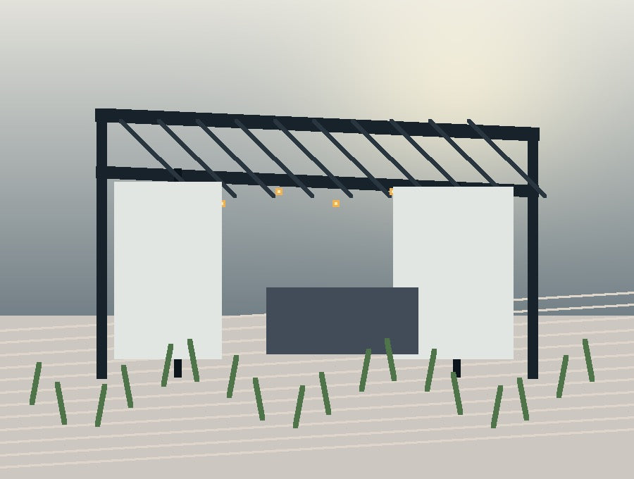 Motorized zip screens